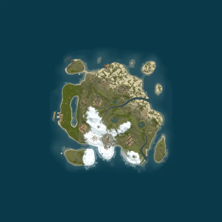 Map of A Rust Server