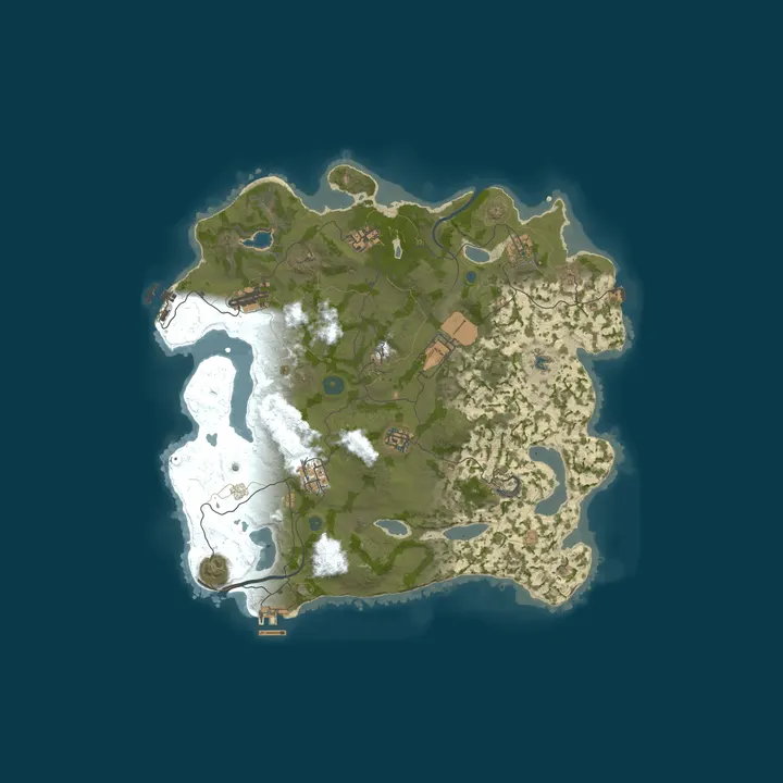 Map of DOPERUST.COM – 2X EU Solo/Duo/Trio – 50% Upkeep