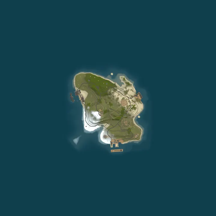 Map of [LATAM] LunaRust x1000000 | Battlefield|Loadout|Kits|PVP