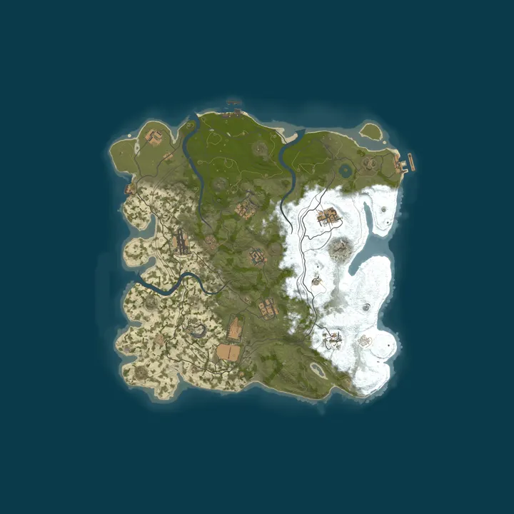 Map of [EU] RustyLife 5x Solo/Duo/Trio/Quad/Max 5 | x5