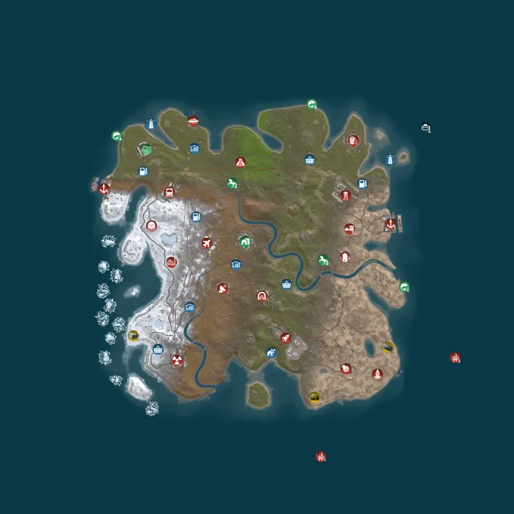 Map of Magic Rust #23 — Vanilla 2x (Solo/Duo/Trio) | Pyccкий