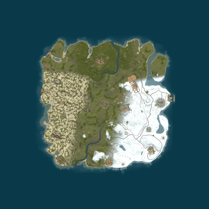 Map of WARBANDITS.GG EU 3X |Solo/Duo/Trio|LootX3| JUST WIPED
