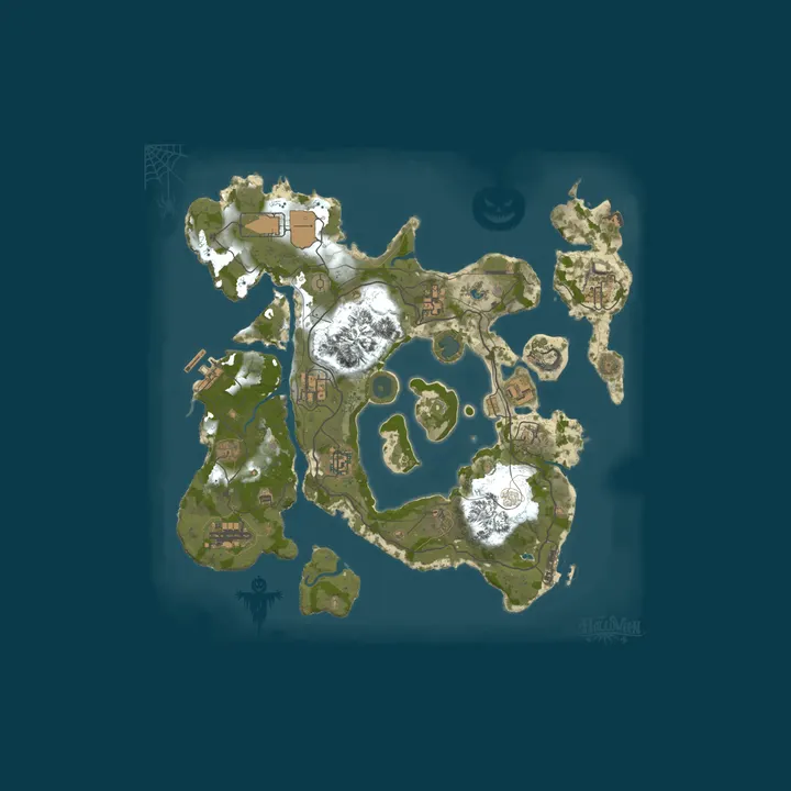 Map of Primal Earth PvE | Hardcore Progression | Rock to AK