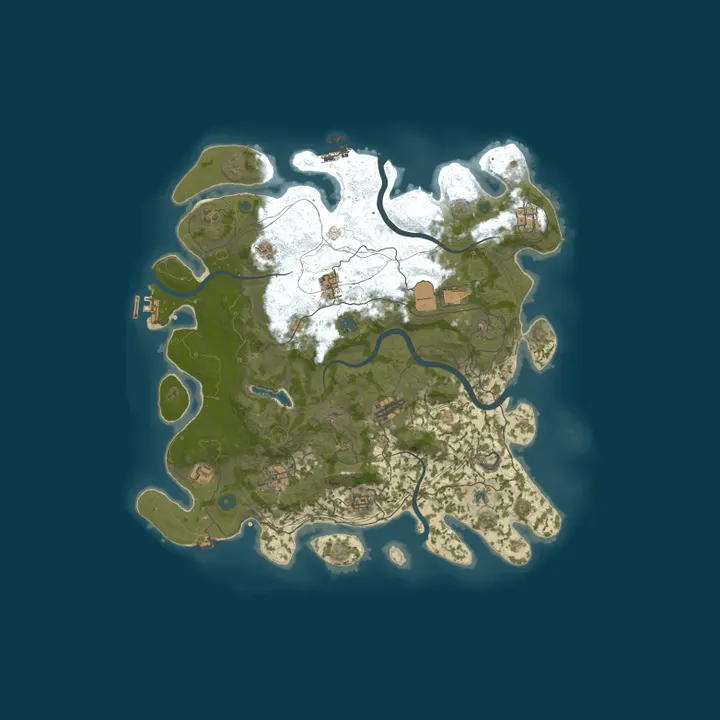 Map of 666 RUST 2Х|ДЛЯ НОВИЧКОВ|РОССИЯ 28.10