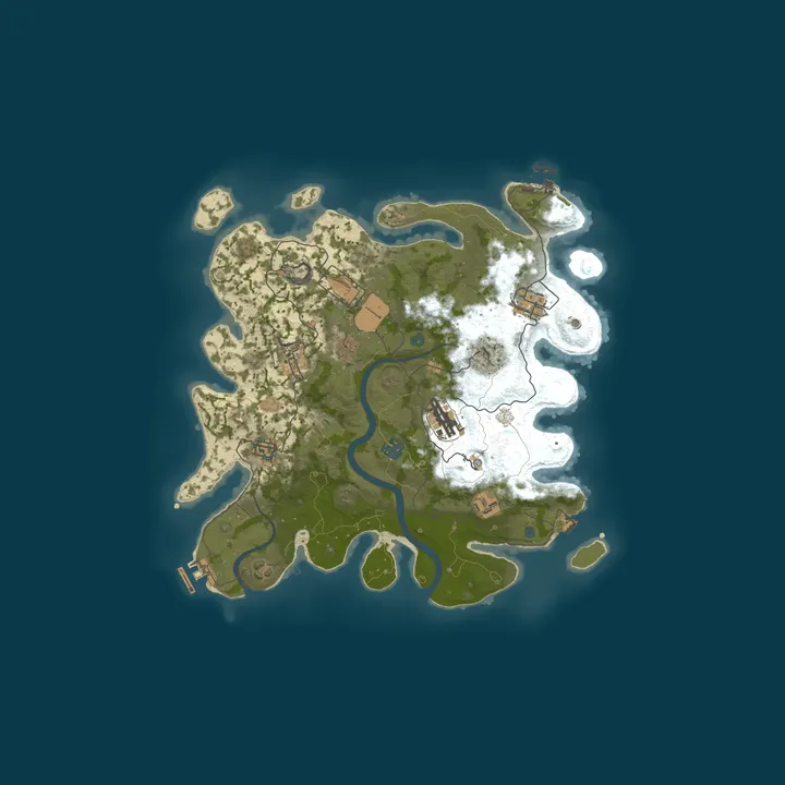 Map of NOOBs RUST |для НОВИЧКОВ| RU-EU