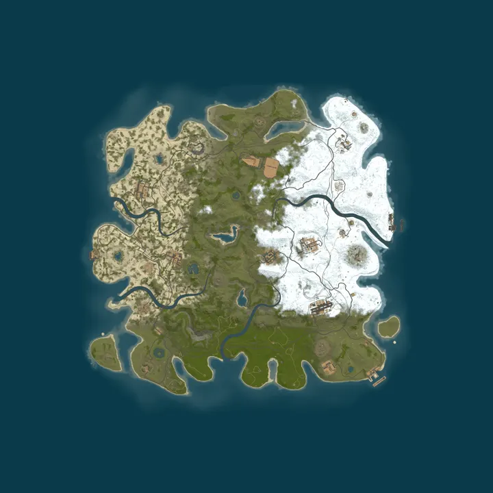 Map of Facepunch Staging Procgen 4k