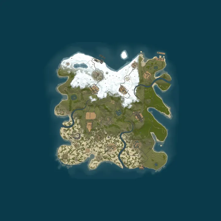 Map of Full Metal Jacket | 2X LOOT | PVE/PVP | EPIC EVENTS | BADLANDS