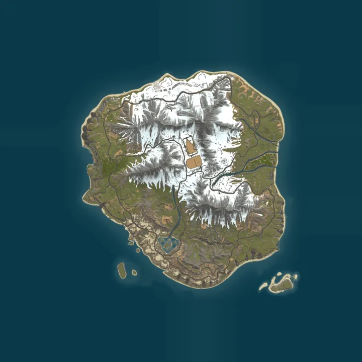 Map of ASHEN RUST | 2X | FRIDAY | Для Новичков | NO BP WIPE