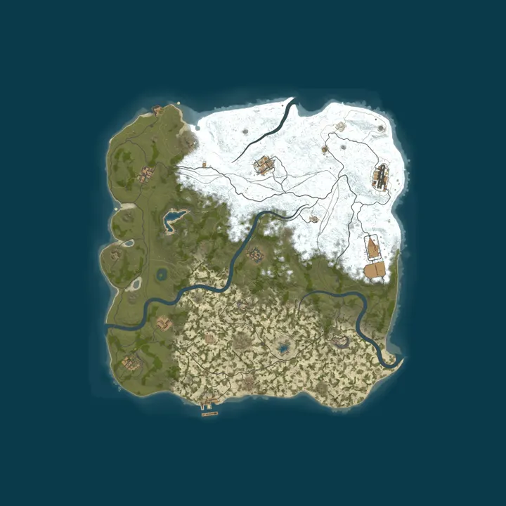 Map of WEREWOLF GAMING.CO 5x Solo/Duo LARGE|Lootx5|TP|Home|Kits|WIPED