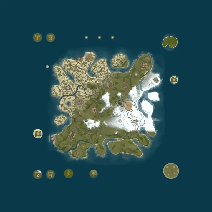 Map of RUSTALIA [LATAM] PVE | Wiped: 12d 5h
