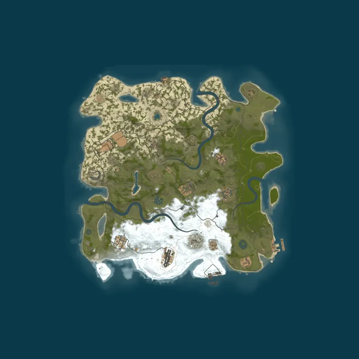 Map of Aura-Rust x10-x20  | Clans | Loot+ | Nolimit | Kits |