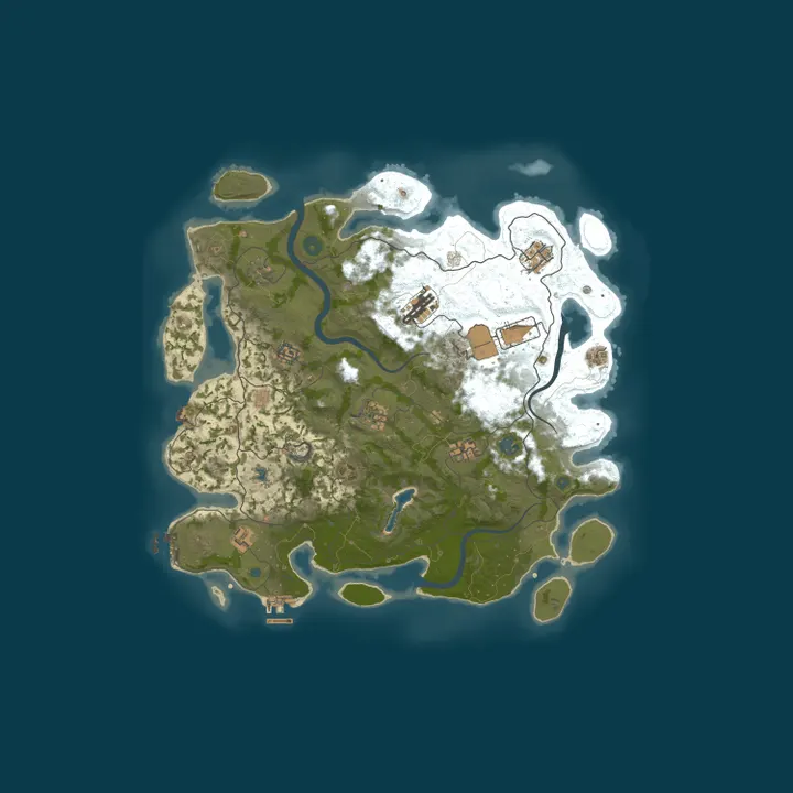 Map of TJs 4Netplayers Rust Server