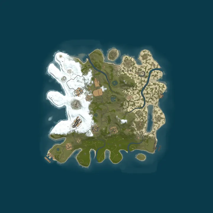 Map of RUSTWORLD.CC [US] Seattle - Main | Monthly/PvP | Wiped: 10/02