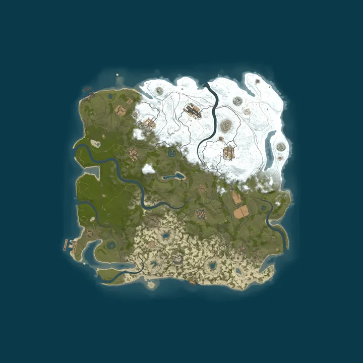 Map of 666 RUST /ДЛЯ НОВИЧКОВ /ПИТЕРСКИЙ 21.10