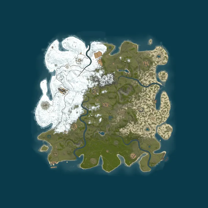 Map of 【盛京城-欢乐PVE】 萌新-养老-突袭基地 二服
