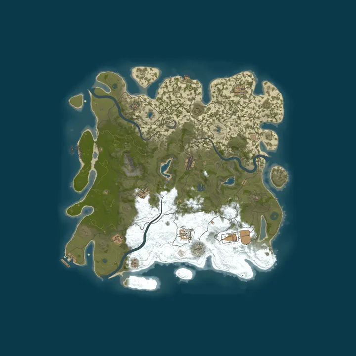 Map of 【北国之春】 | PVE | 仿官原倍 | 萌新养老