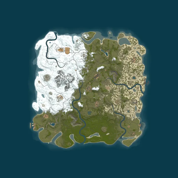 Map of RustLands | Monthly Large | No BP Wipe | NOOB FRIENDLY