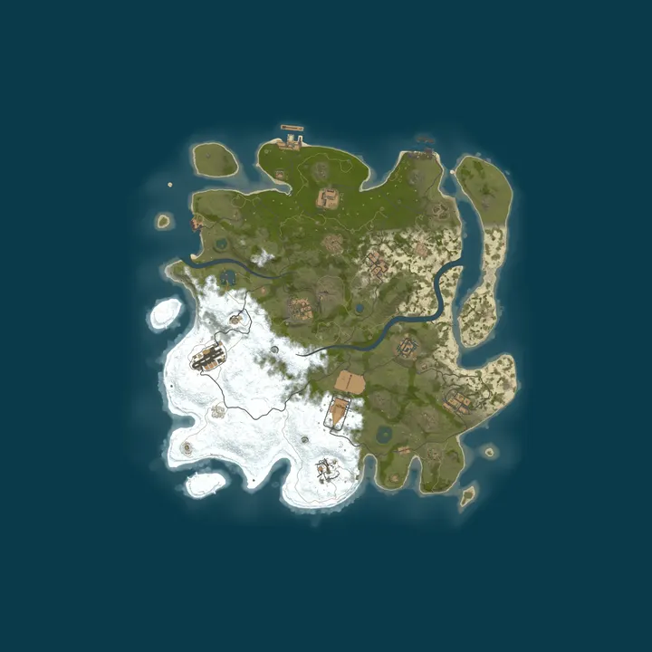 Map of ICE RUST [ X1000 | NOLIMIT | FPS+ | CLANS ] WIPE: 27.10]