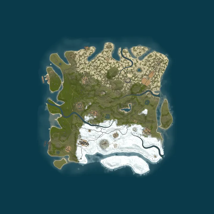 Map of West Coast Rust GG