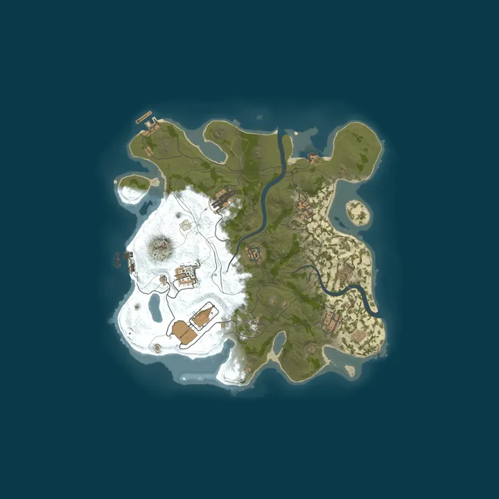 Map of HollowServers.co 2x Solo/Duo |X2 JUST FULL WIPED
