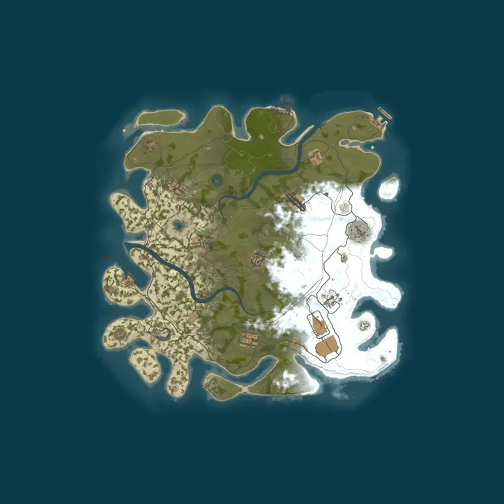 Map of [US] Rust in Peace - 2x Vanilla Fridays | Shared BPs | Max 8