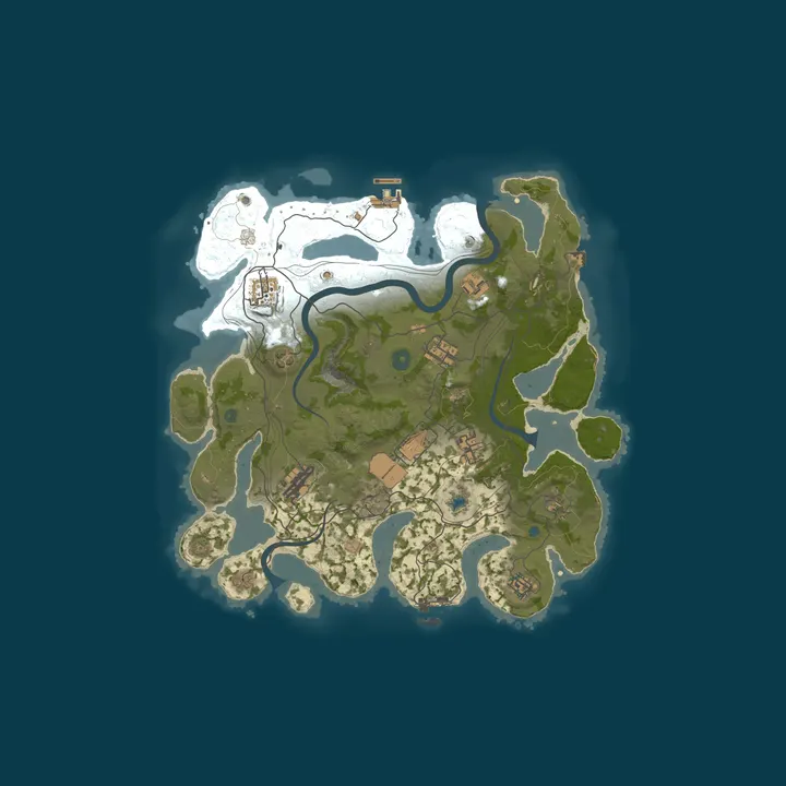 Map of Pine Hosting - Rust Server
