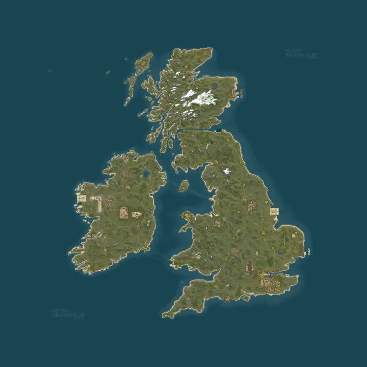 Map of Rusty Town Wars