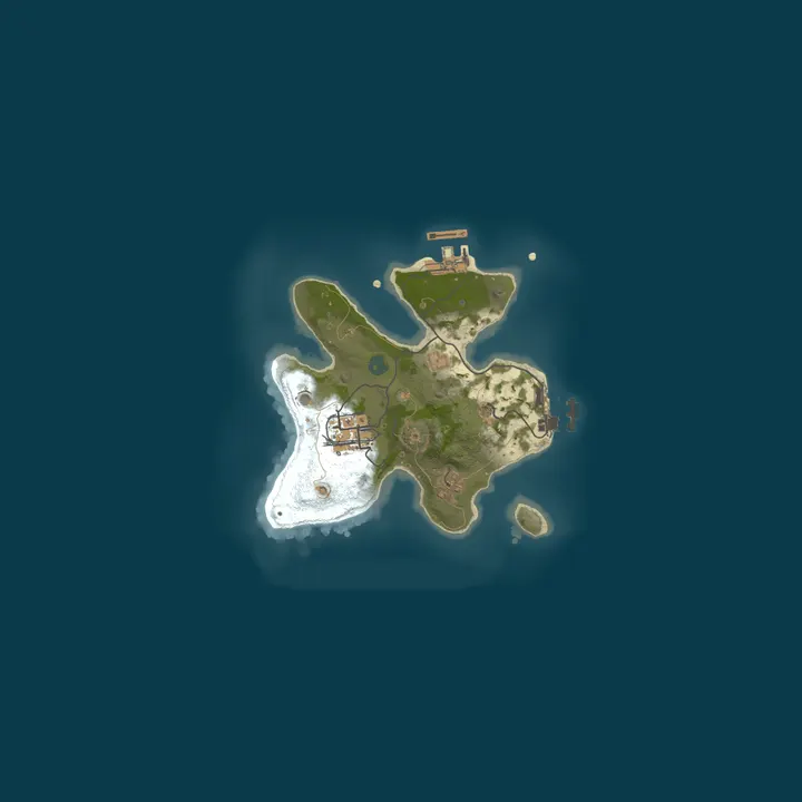 Map of Rust Server by nitrado.net