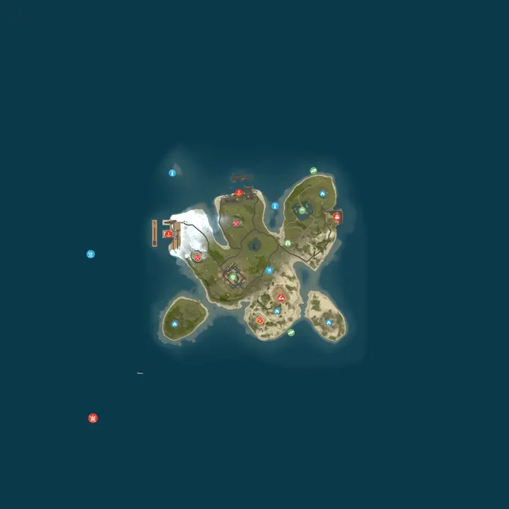 Map of A Rust Server