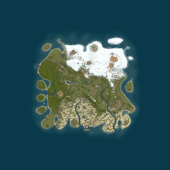 Map of Ferrum | Solo | Monthly | No Bp wipe | 50% Upkeep