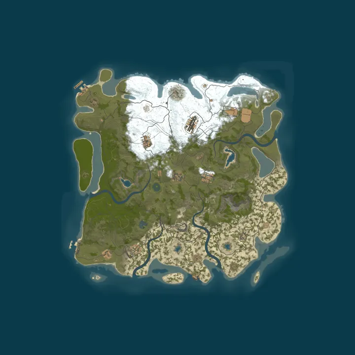 Map of RustMania 10x Solo/Duo/Trio No BPs |Loot+|MyMini|Events|Shop|Ki