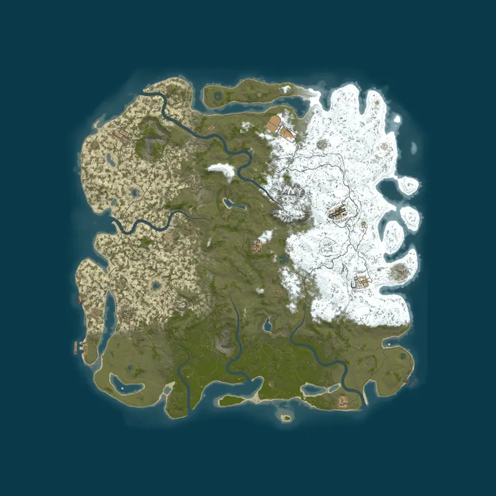 Map of Rustonia PvE  | 2x | Skills | Quests | Events