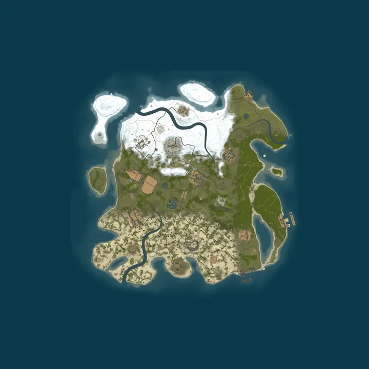 Map of CORRODE RUST | 2X Solo ONLY | JUST WIPED!